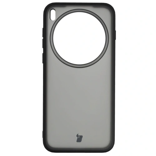 Etui Bizon Case Angelo do Vivo X300 Pro przydymione z czarną ramką