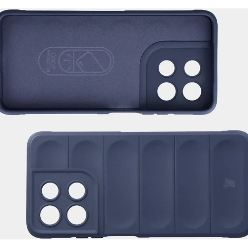 Pancerne etui Bizon Case Tur do Motorola Moto G57 Power / G67 Power granatowe