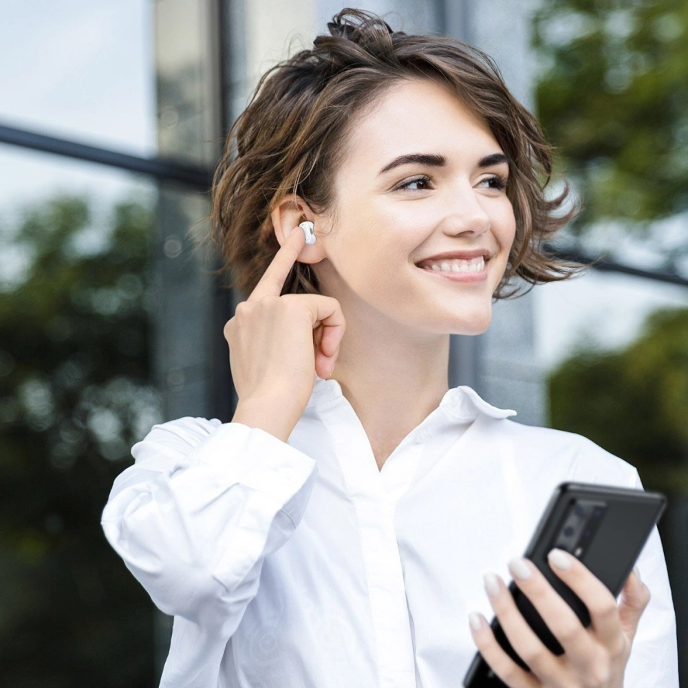 Hurtownia GSM - Bezdrátová sluchátka Baseus Encok WM01, Bluetooth 5.0 (bílá) - BSU1636WHT - {ean13} - Hurt