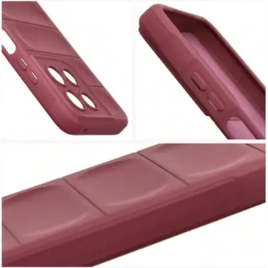 Pancerne etui Bizon Case Tur do Motorola Moto G57 Power / G67 Power burgundowe