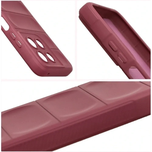 Pancerne etui Bizon Case Tur do Motorola Moto G57 Power / G67 Power burgundowe