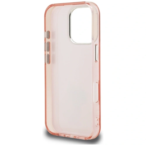 Etui Karl Lagerfeld IML Aquarelle Choupette & Logo do Apple iPhone 16 Pro Max różowy