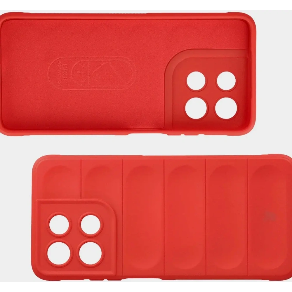 Pancerne etui Bizon Case Tur do Motorola Moto G57 Power / G67 Power czerwone