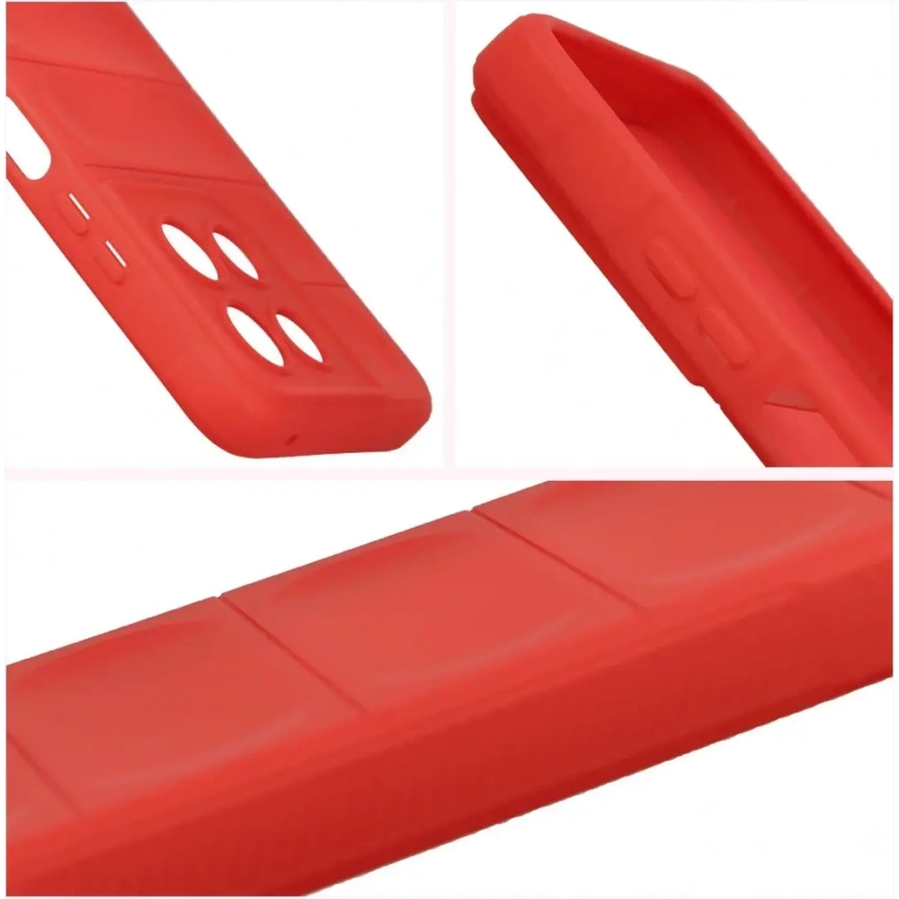 Pancerne etui Bizon Case Tur do Motorola Moto G57 Power / G67 Power czerwone