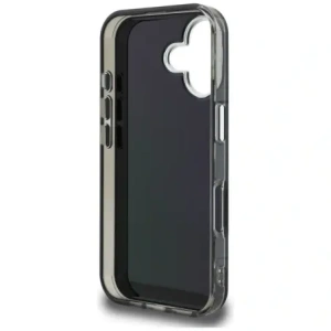 Etui Karl Lagerfeld IML Aquarelle Karl & Choupette & Logo do Apple iPhone 16 czarny