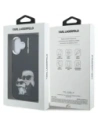 Etui Karl Lagerfeld IML Aquarelle Karl & Choupette & Logo do Apple iPhone 16 czarny