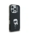 Etui Karl Lagerfeld IML Aquarelle Karl & Logo MagSafe do Apple iPhone 16 Pro Max czarny
