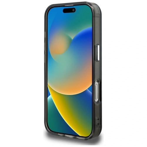 Etui Karl Lagerfeld IML Aquarelle Karl & Logo MagSafe do Apple iPhone 16 Pro Max czarny