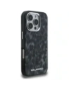 Etui Karl Lagerfeld IML Leopard Pattern MagSafe do Apple iPhone 16 Pro czarny