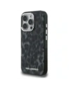Etui Karl Lagerfeld IML Leopard Pattern MagSafe do Apple iPhone 16 Pro Max czarny