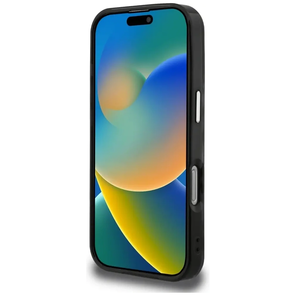 Etui Karl Lagerfeld IML Leopard Pattern MagSafe do Apple iPhone 16 Pro Max czarny