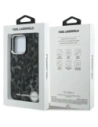Etui Karl Lagerfeld IML Leopard Pattern MagSafe do Apple iPhone 16 Pro Max czarny