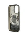 Etui Karl Lagerfeld Liquid Glitter Choupette Logo do Apple iPhone 16 czarny