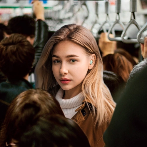 Bezprzewodowe słuchawki Baseus Encok WM01, Bluetooth 5.0 (zielone)