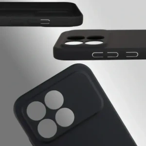 Etui Bizon Case Łupka do Xiaomi POCO F8 Pro czarne