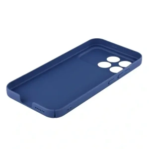 Etui Bizon Case Łupka do Xiaomi POCO F8 Pro niebieskie