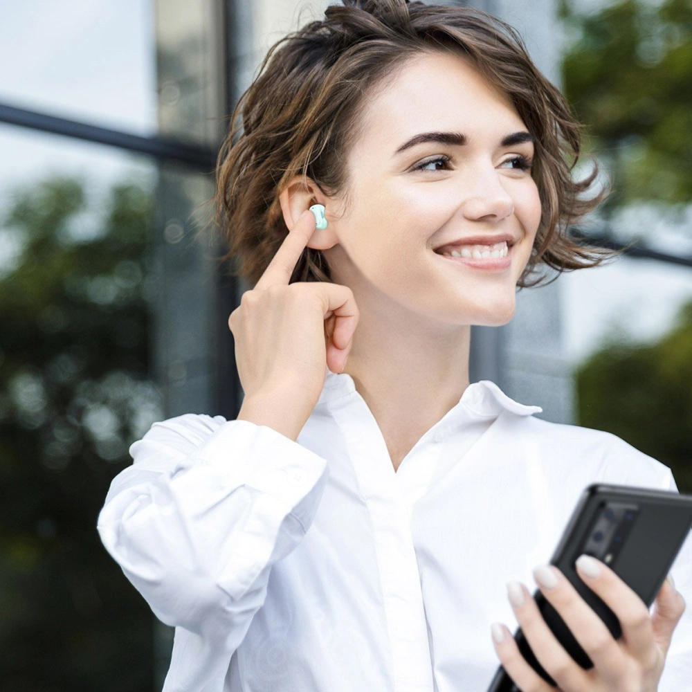 Hurtownia GSM - Bezdrátová sluchátka Baseus Encok WM01, Bluetooth 5.0 (zelená) - BSU1638GRN - {ean13} - Hurt