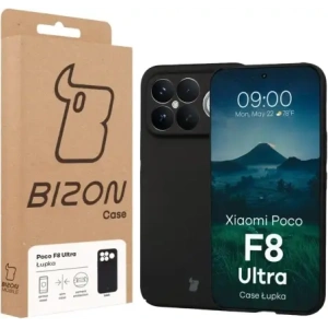 Etui Bizon Case Łupka do Xiaomi POCO F8 Ultra czarne