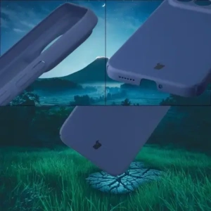 Etui Bizon Case Łupka do Xiaomi POCO F8 Ultra niebieskie