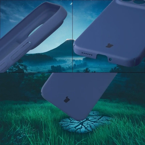 Etui Bizon Case Łupka do Xiaomi POCO F8 Ultra niebieskie