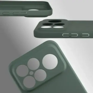 Etui Bizon Case Łupka do Xiaomi POCO F8 Ultra zielone