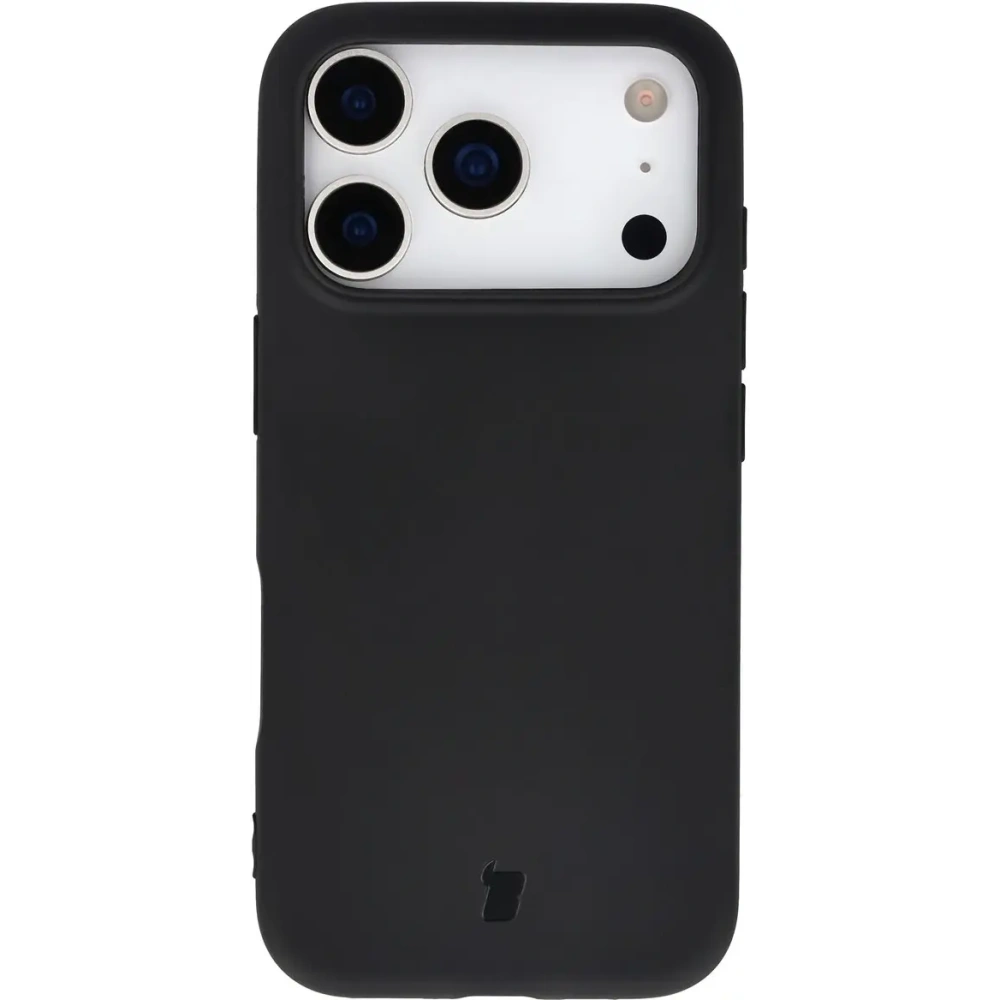 Etui z recyklingu Bizon Case ReLeaf do Apple iPhone 17 Pro czarne