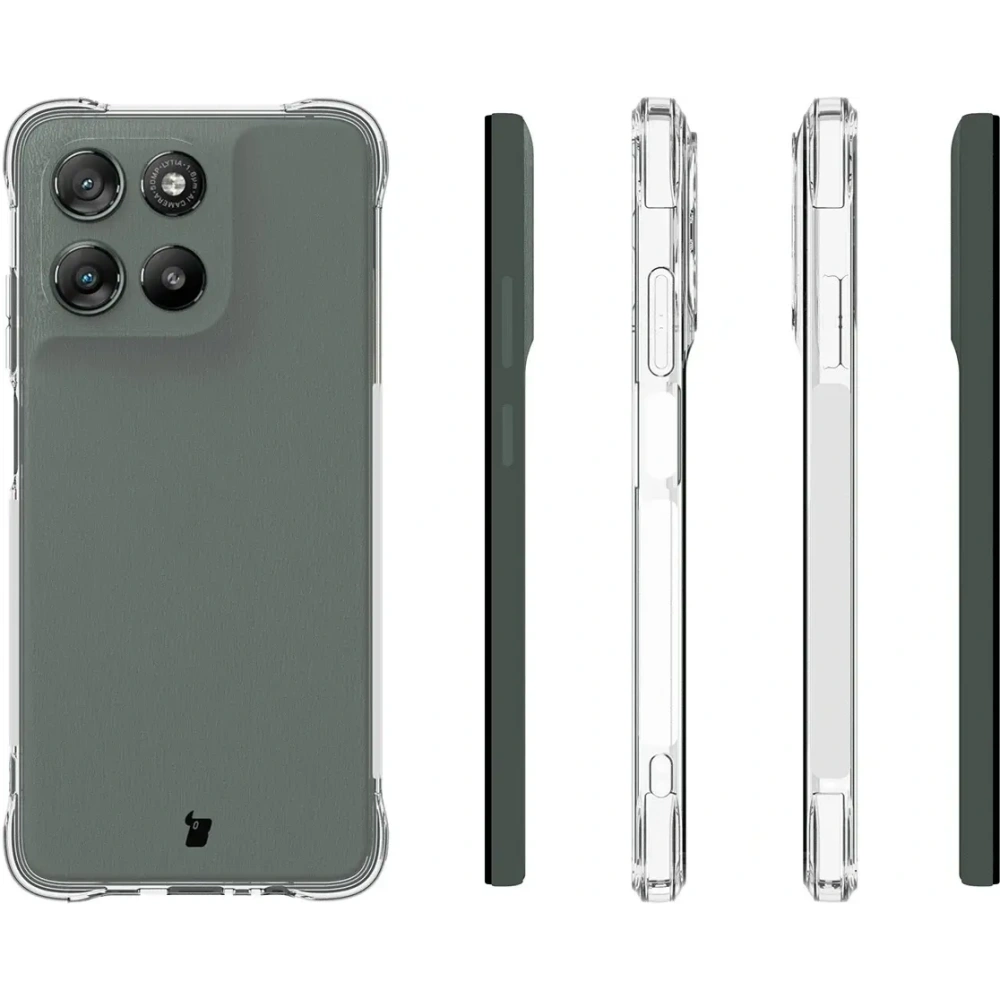 Elastyczne etui Bizon Case Salpa do Motorola Moto G57 Power / G67 Power przezroczyste