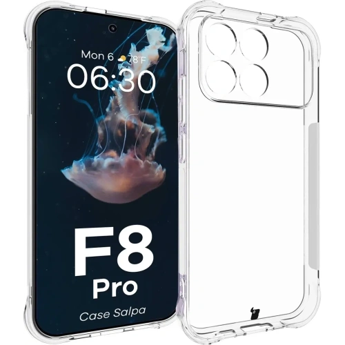 Elastyczne etui Bizon Case Salpa do Xiaomi POCO F8 Pro przezroczyste