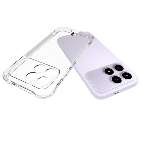 Elastyczne etui Bizon Case Salpa do Xiaomi POCO F8 Pro przezroczyste