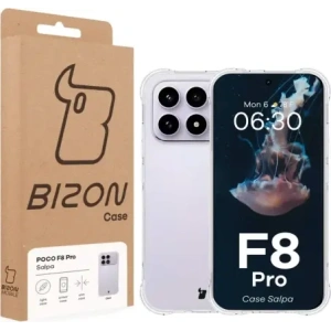 Elastyczne etui Bizon Case Salpa do Xiaomi POCO F8 Pro przezroczyste