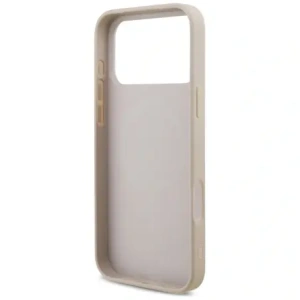 Etui Guess 4G Strap Triangle Logo MagSafe do Apple iPhone 17 Pro Max różowy