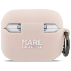 Etui Karl Lagerfeld Silicone Chaupette Head 3D do Apple AirPods Pro 3 różowy