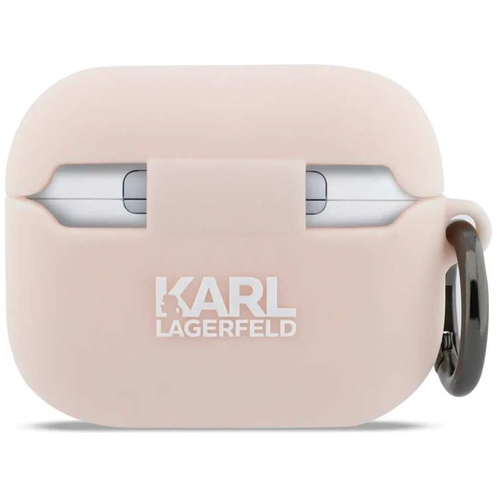 Etui Karl Lagerfeld Silicone Chaupette Head 3D do Apple AirPods Pro 3 różowy