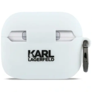 Etui Karl Lagerfeld Silicone Karl Head 3D do Apple AirPods Pro 3 biały
