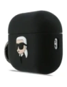 Etui Karl Lagerfeld Silicone Karl Head 3D do Apple AirPods Pro 3 czarny