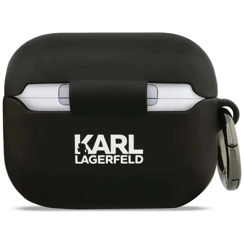 Etui Karl Lagerfeld Silicone Karl Head 3D do Apple AirPods Pro 3 czarny