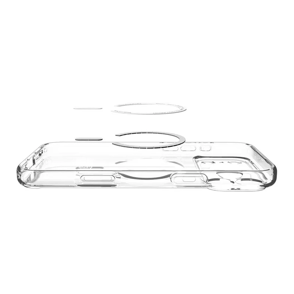 Etui Spigen Ultra Hybrid Mag MagSafe do Apple iPhone 17 Pro Max Clear/deep Blue