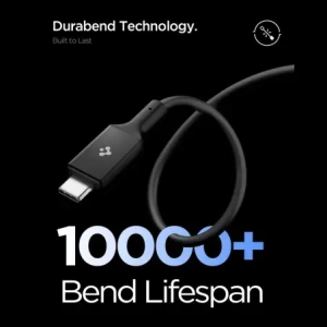 Kabel Spigen EB10020CC Essential USB-C Cable 100W 200cm Black