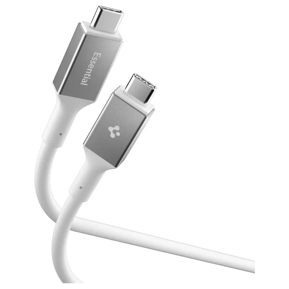 Kabel Spigen EB10020CC Essential USB-C Cable 100W 200cm White