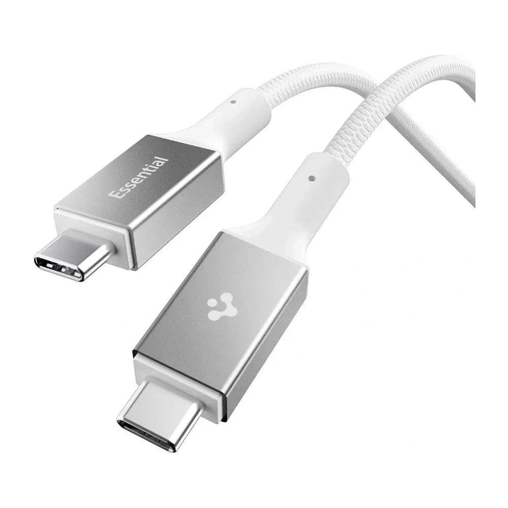 Kabel Spigen EB10010CC Essential USB-C Cable 100W 100cm White