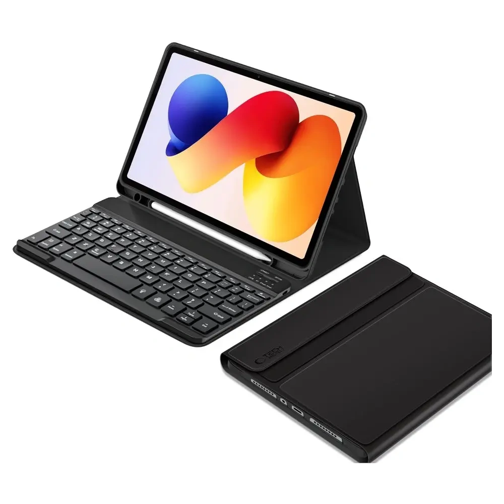 Etui Tech-Protect SmartCase Pen + Keyboard do Xiaomi Poco Pad M1 / Redmi Pad 2 Pro 12.1 Black