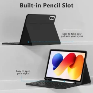 Etui Tech-Protect SmartCase Pen + Keyboard do Xiaomi Poco Pad M1 / Redmi Pad 2 Pro 12.1 Black