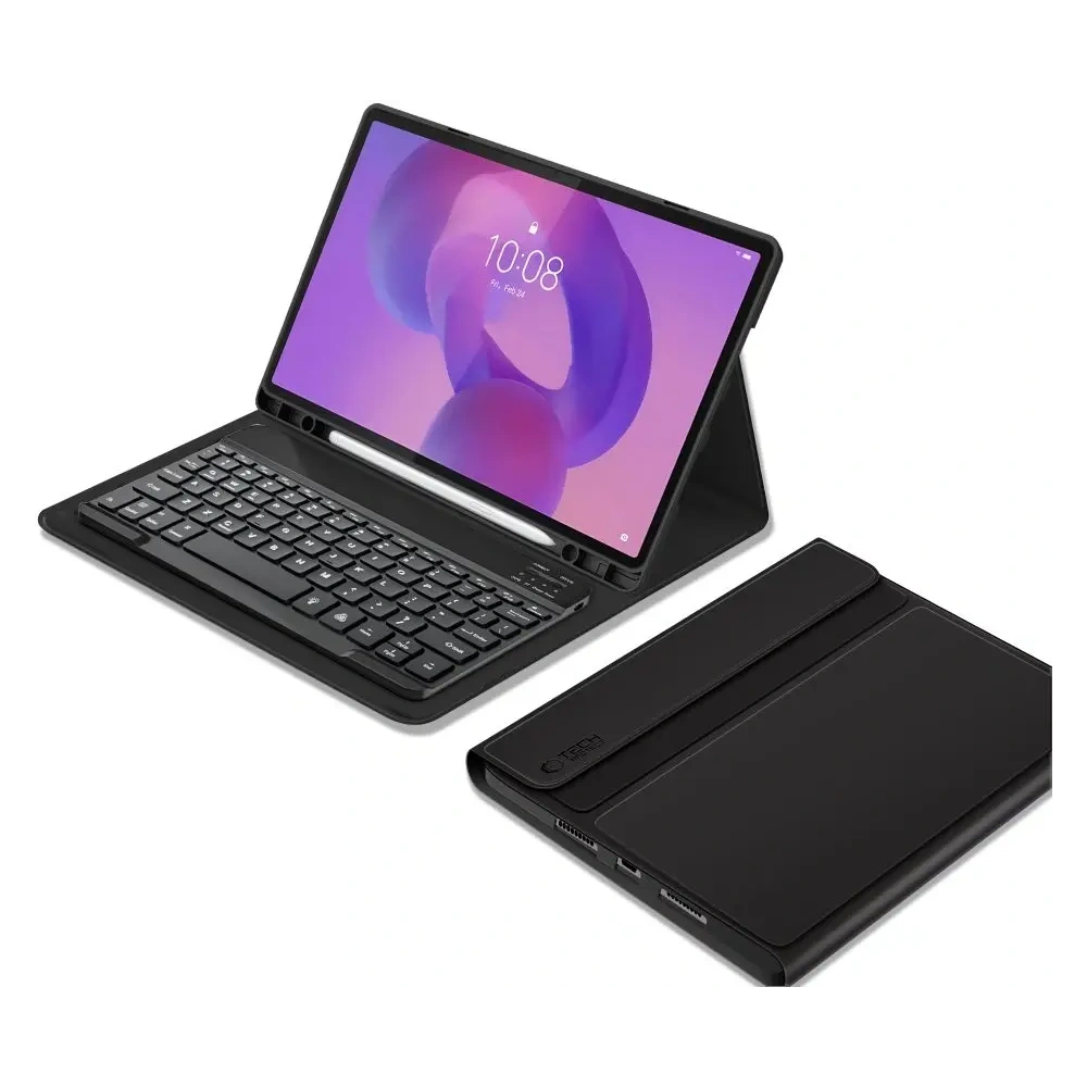 Etui Tech-Protect SmartCase Pen + Keyboard do Lenovo Idea Tab Plus 12.1 TB-361 Black