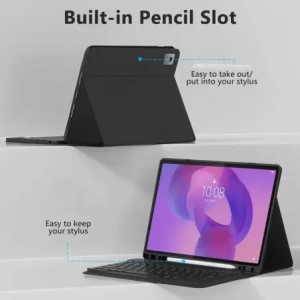 Etui Tech-Protect SmartCase Pen + Keyboard do Lenovo Idea Tab Plus 12.1 TB-361 Black