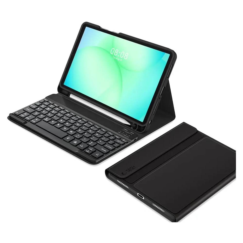 Etui Tech-Protect SmartCase Pen + Keyboard do Samsung Galaxy Tab A9+ / A11+ Plus 11.0 X210 / X215 / X216 / X230 / X235 / X236 Black