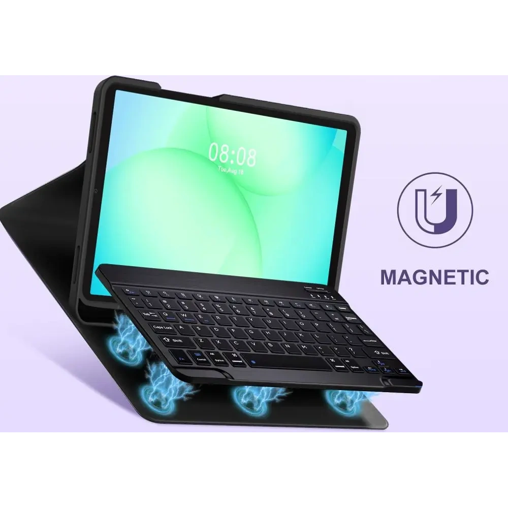 Etui Tech-Protect SmartCase Pen + Keyboard do Samsung Galaxy Tab A9+ / A11+ Plus 11.0 X210 / X215 / X216 / X230 / X235 / X236 Black