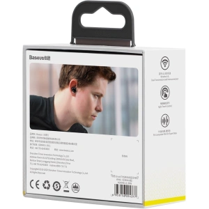Wholesale Wireless headphones Baseus Encok WM01 TWS, Bluetooth 5.0 (Black) - BSU1641BLK - {ean13} - Hurt