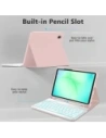 Etui Tech-Protect SmartCase Pen + Keyboard do Samsung Galaxy Tab A9+ / A11+ Plus 11.0 X210 / X215 / X216 / X230 / X235 / X236 Pink