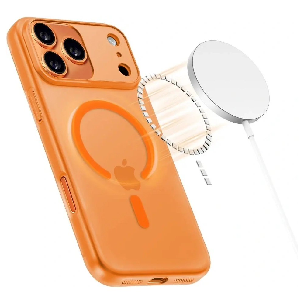 Etui Tech-Protect Magslim MagSafe do Apple iPhone 17 Pro Matte/cosmic Orange
