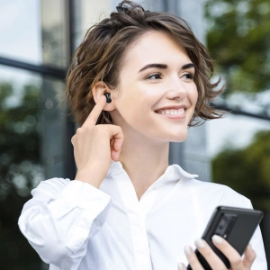 Wholesale Wireless headphones Baseus Encok WM01 TWS, Bluetooth 5.0 (Black) - BSU1641BLK - {ean13} - Hurt